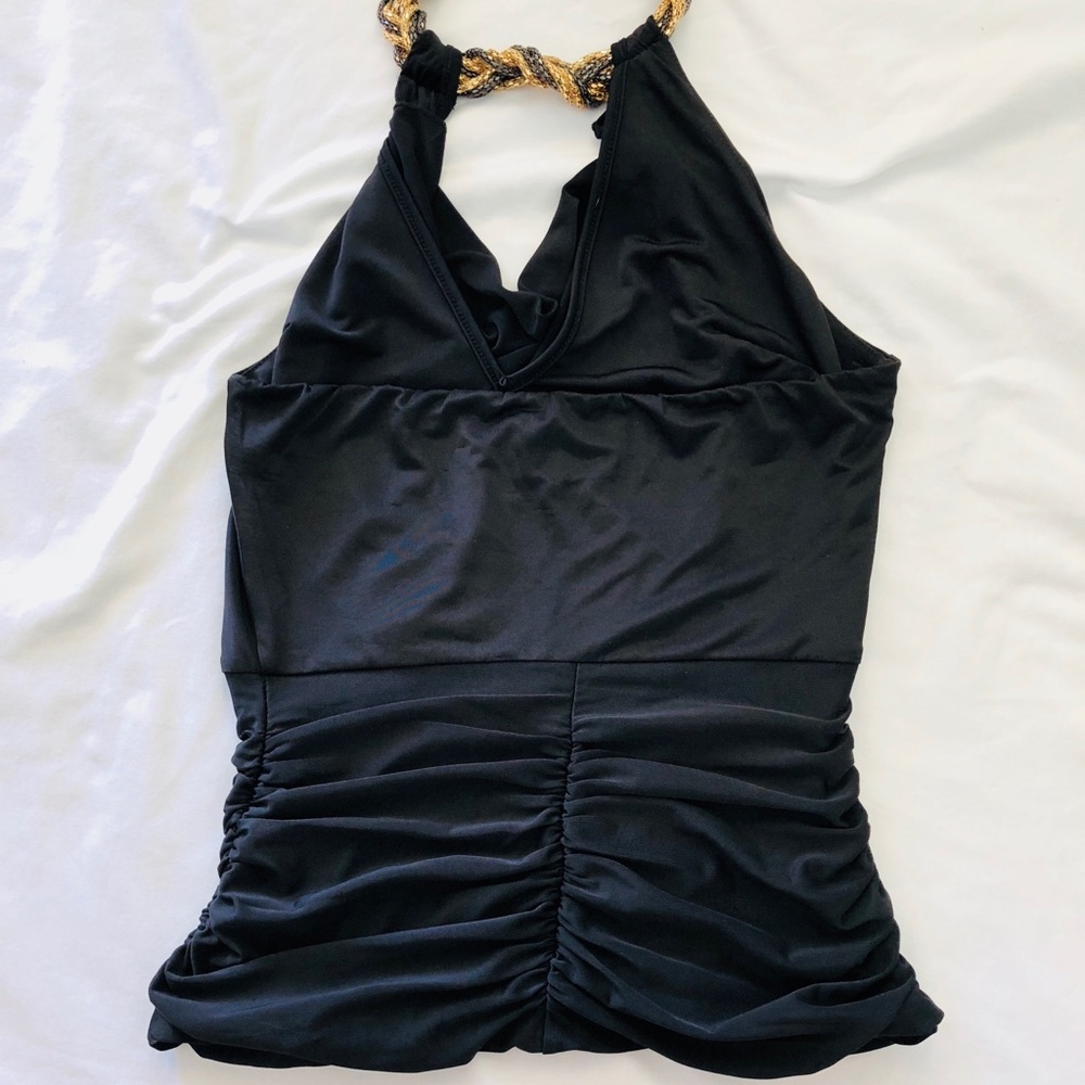 Bebe Black Halter Top - Size XS - Picture 3 of 6